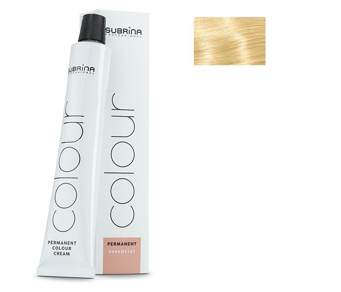 Vopsea de par permanenta Subrina Professional Essential Colour 10/03, Blond Natural Deschis Luminos Cendre, 100ml