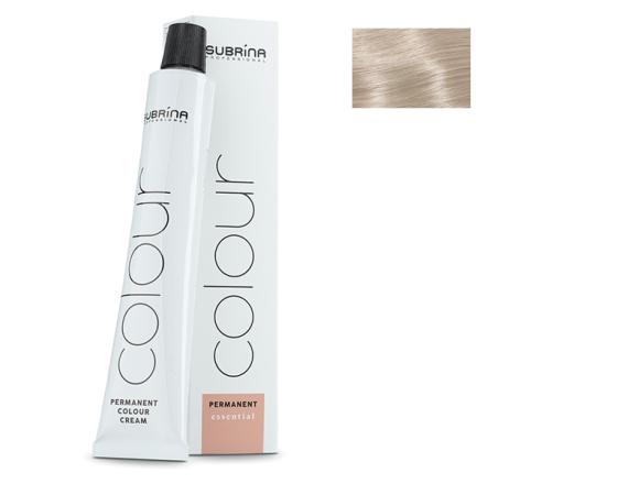 Vopsea de par permanenta Subrina Professional Essential Colour 10/1, Blond Luminos Cenusiu, 100ml