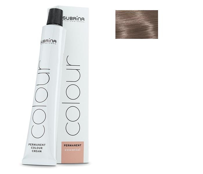 Vopsea de par permanenta Subrina Professional Essential Colour 8/1, Blond Deschis Cenusiu, 100ml