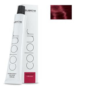 Vopsea de par permanenta Subrina Professional Vibrant Colour 5/5, Castaniu Deschis Rosu, 100ml