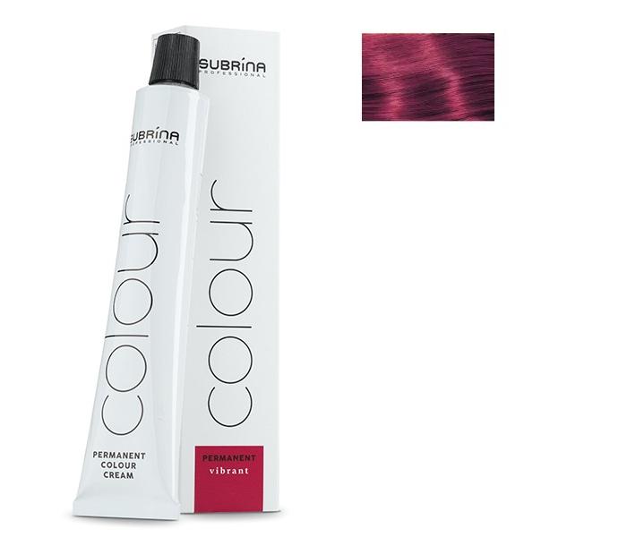 Vopsea de par permanenta Subrina Professional Vibrant Colour 6/65, Blond Inchis Mahon, 100ml