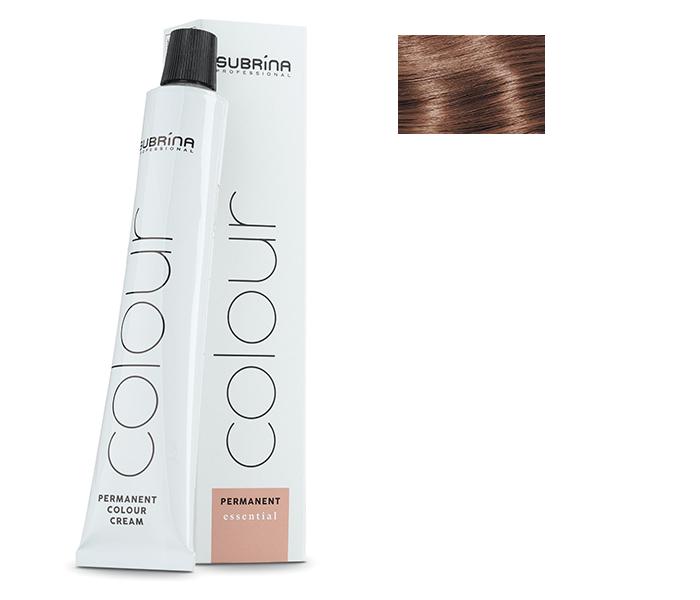 Vopsea de par permanenta Subrina Professional Essential Colour 7/7, Blond Mediu Castaniu, 100ml