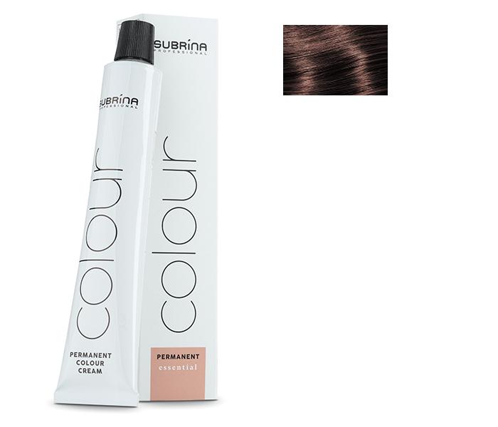 Vopsea de par permanenta Subrina Professional Essential Colour 5/7, Castaniu Deschis Castaniu, 100ml