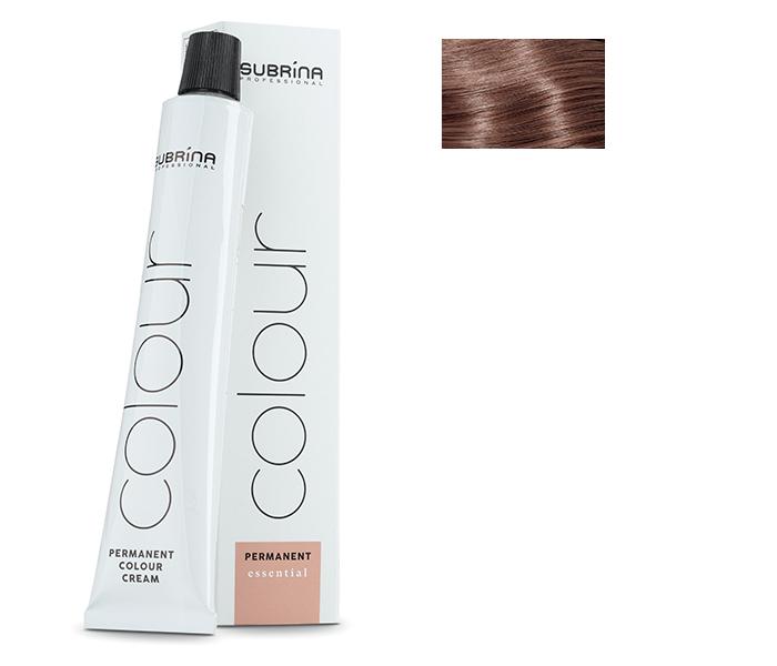 Vopsea de par permanenta Subrina Professional Essential Colour 7/77, Blond Mediu Castaniu Intensiv, 100ml