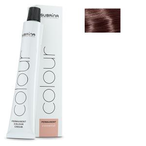 Vopsea de par permanenta Subrina Professional Essential Colour 6/77, Blond Inchis Castaniu Intensiv, 100ml