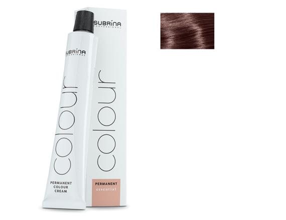 Vopsea de par permanenta Subrina Professional Essential Colour 6/77, Blond Inchis Castaniu Intensiv, 100ml