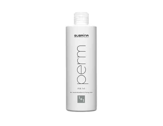 Lotiune neutralizanta si fixatoare pentru permanent Subrina Professional Perm Fix 1+1, 450ml