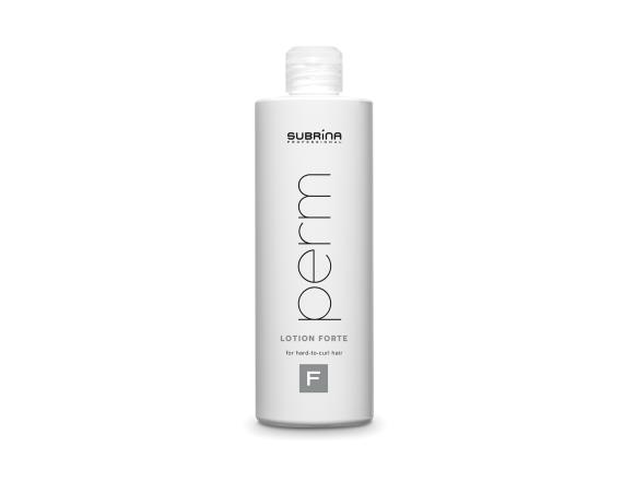 Lotiune pentru permanent Subrina Professional Perm Forte, Par gros/greu de ondulat, 450ml