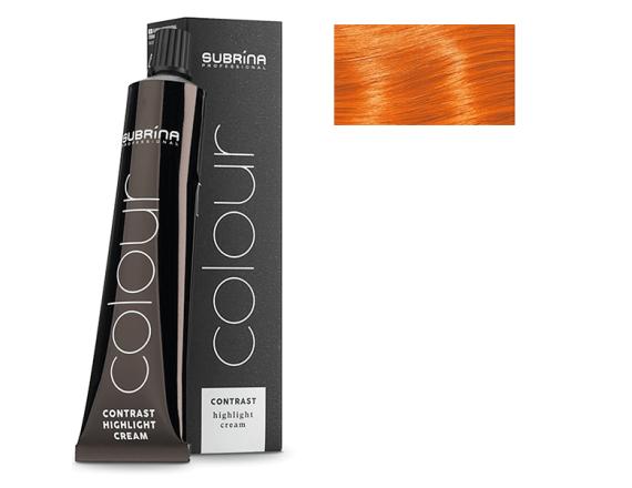 Vopsea de par pentru suvite Subrina Professional Contrast Colour Orange, Portocaliu, 60ml