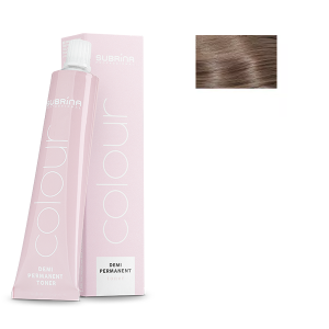 Vopsea de par demi-permanenta Subrina Professional Toner Colour 6/71, Blond Inchis Cenusiu Castaniu, 60ml