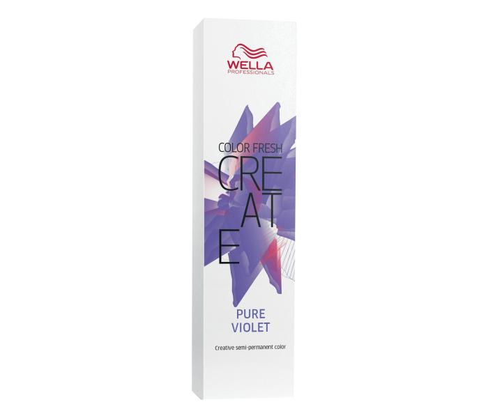 Vopsea semipermanenta Wella Professionals Color Fresh Create Pure Violet, Violet, 60ml