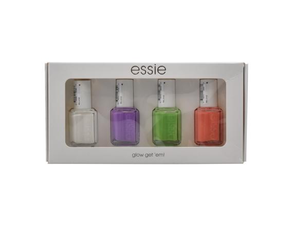 Set manichiura/pedichiura Essie Nail Lacquer Glow Get`em, 4x13.5ml