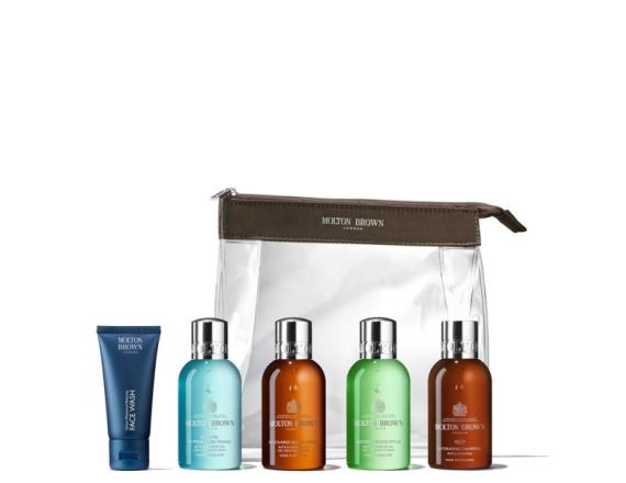 Set Molton Brown The Refreshed Adventurer Body Hair Carry On Voyager 3 X Gel De Dus 100Ml + Sampon 100Ml + Curatare Fata 30Ml
