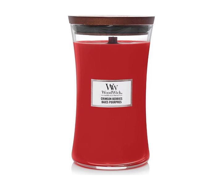 WoodWick Crimson Berries, Lumanare Parfumata, 609.5g