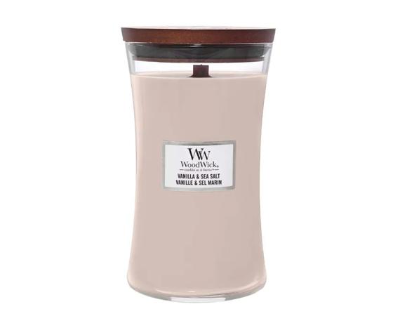 WoodWick Sea Salt Vanilla, Lumanare Parfumata, 609.5g