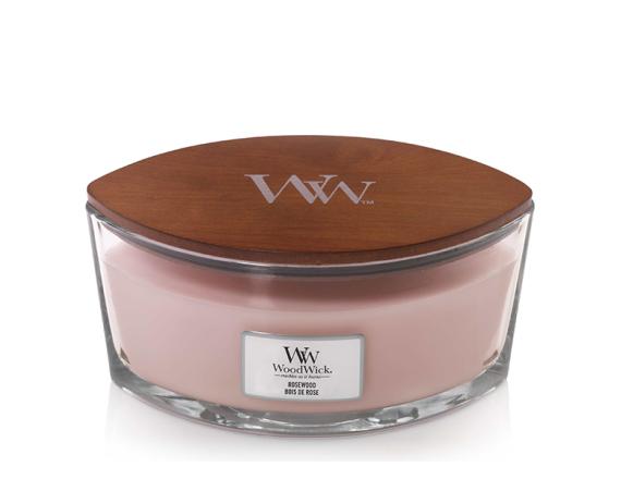 WoodWick Rosewood, Lumanare Parfumata, 453.6g