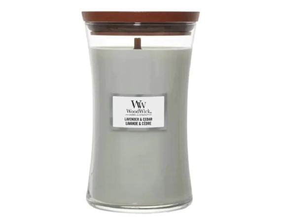 WoodWick Lavender And Cedar, Lumanare Parfumata, 609.5g