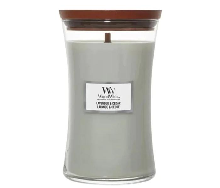 WoodWick Lavender And Cedar, Lumanare Parfumata, 609.5g