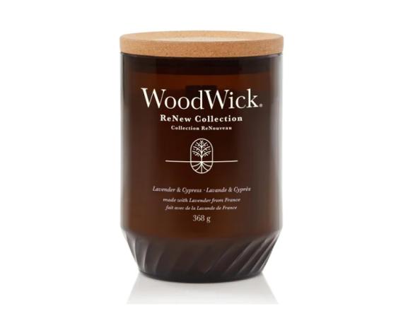 WoodWick Renew Lavender Cypress, Lumanare Parfumata, 368g
