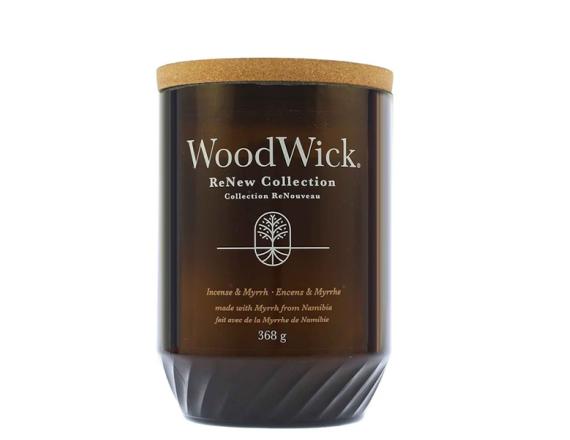 WoodWick Renew Incense Myrrh, Lumanare Parfumata, 368g