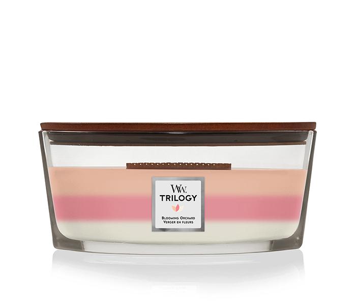 WoodWick Blooming Orchard, Lumanare Parfumata, 453.5g