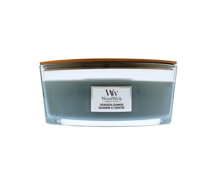 WoodWick Evergreen Cashmere, Lumanare Parfumata, 453.6g