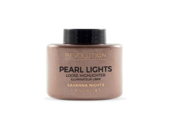 Makeup Revolution - Pearl Lights, Femei, Iluminator, Savannah Nights, 25 g