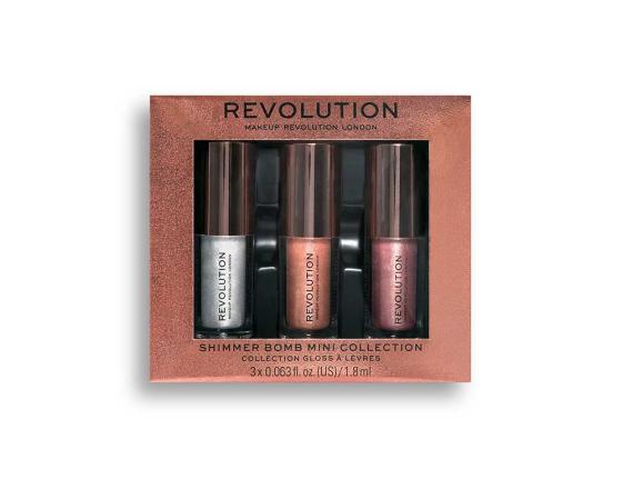 Makeup Revolution Lip Shimmer Bomb Mini Collection 3 X 1.8 Ml