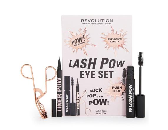 Makeup Revolution Lash Pow Eye Duo Gift Set: 1 X Mascara 5D Lash Pow + 1 X Eyeliner Eyeliner Pow
