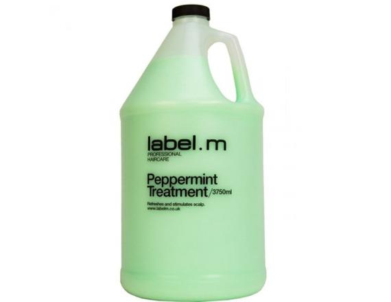 Tratament pentru par Label.M Peppermint, Toate tipurile de par, 3750ml