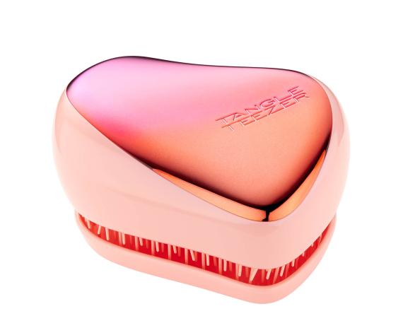 Perie pentru par Tangle Teezer Compact Styler Smooth & Shine Ombre Chrome Pink Peach