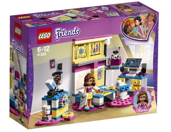 Lego Friends Olivia`S Deluxe Bedroom 6-12 Age