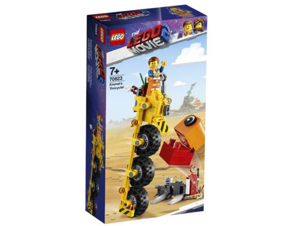 LEGO Movie 2, Tricicleta lui Emmet, 70823, 7+