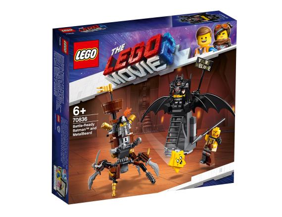 Lego Movie, Batman & Barba metalica 70836, 6+ ani