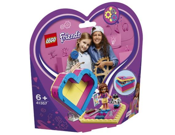 LEGO Friends, Cutia in forma de inima a Oliviei, 41357, 6+