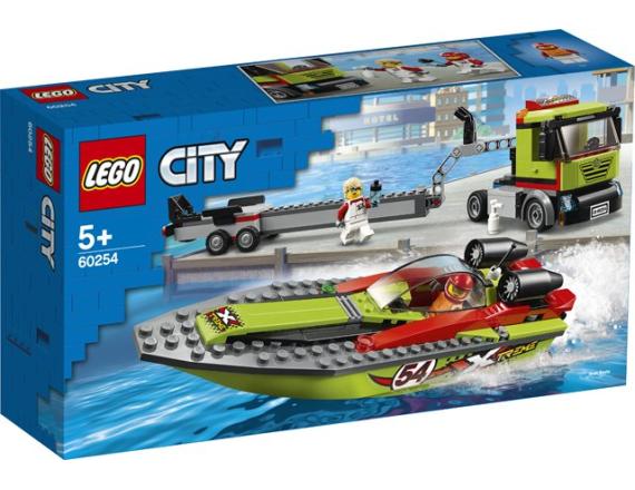 LEGO CITY GREAT VEHICLES RACE BOAT TRANSPORTER 5+