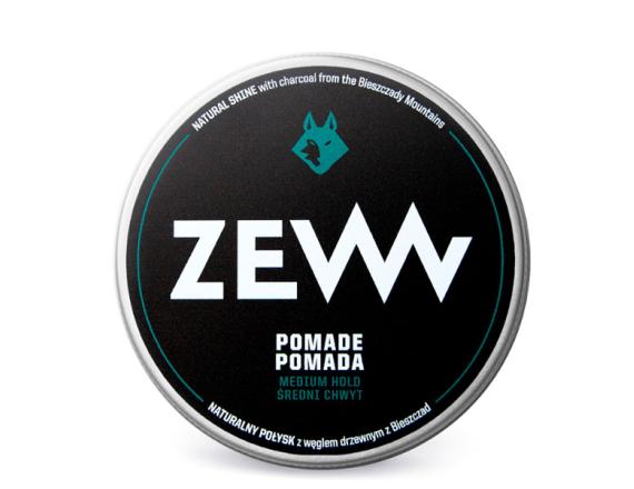 ZEW Miracle Hair Pomade With Charcoal, Pomada, Fixare Medie cu Luciu Natural, 50ml