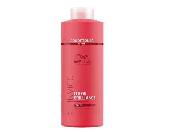 Balsam pentru par gros/aspru vopsit Wella Professionals Invigo Color Brilliance, 1000ml
