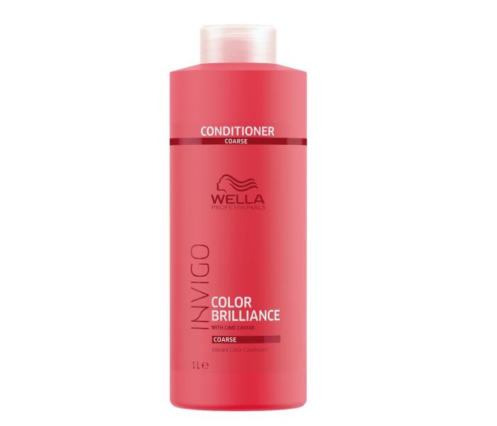 Balsam pentru par gros/aspru vopsit Wella Professionals Invigo Color Brilliance, 1000ml