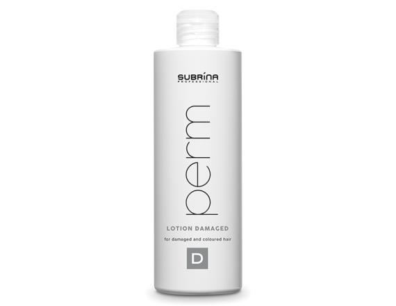 Lotiune pentru permanent Subrina Professional Perm Damaged, Pentru par vopsit, 450ml