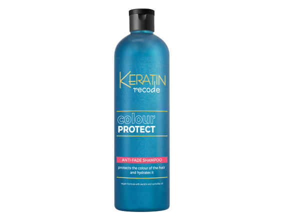 Keratin Recode Colour Protect Anti-Fade, Sampon Pentru Protectia Culorii Parului Colorat, 400ml