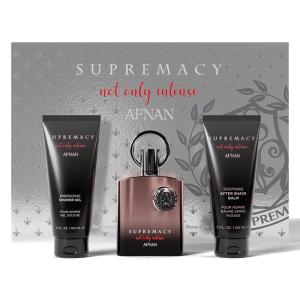 Afnan Supremacy Not Only Intense, Barbati, Eau De Parfum 100ml + Gel de Dus 150ml + Balsam after Shave 150ml