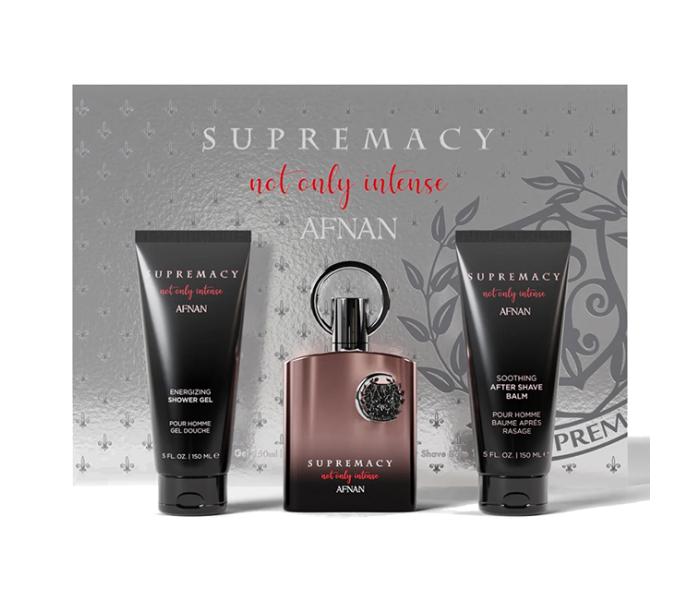 Afnan Supremacy Not Only Intense, Barbati, Eau De Parfum 100ml + Gel de Dus 150ml + Balsam after Shave 150ml