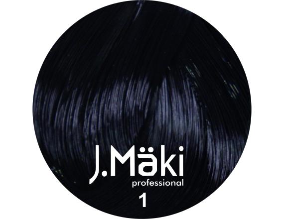 J.Maki Professional, Vopsea permanenta 1/Negru, 60ml