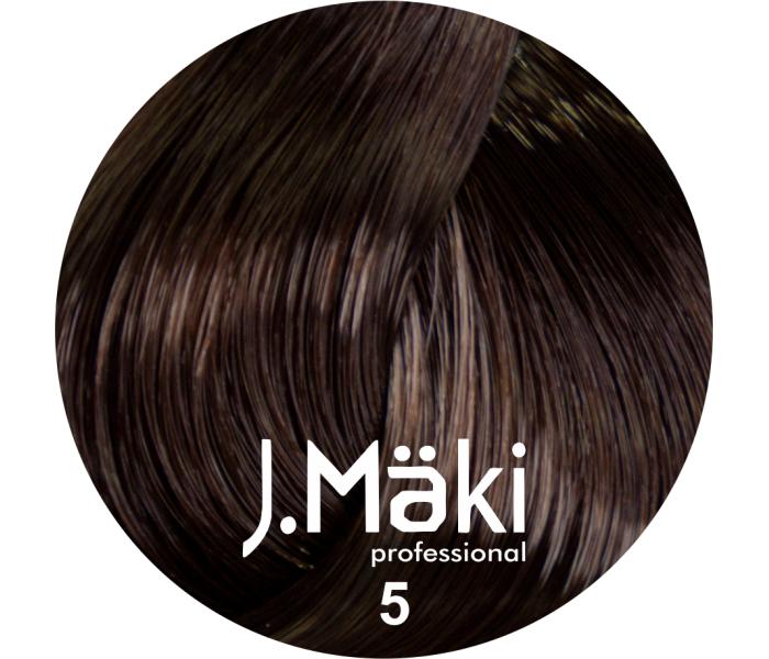 J.Maki Professional, Vopsea permanenta 5/Castaniu deschis, 60ml