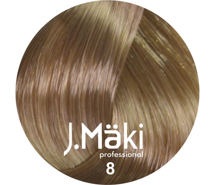 J.Maki Professional, Vopsea permanenta 8/Blond deschis, 60ml