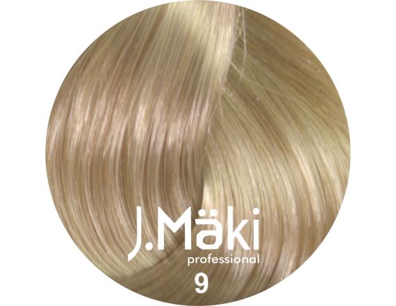 J.Maki Professional, Vopsea permanenta 9/Blond foarte deschis, 60ml