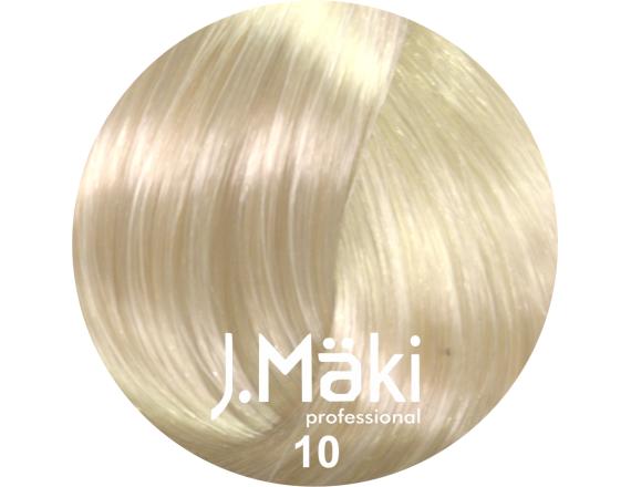 J.Maki Professional, Vopsea permanenta 10/Blond extra deschis, 60ml