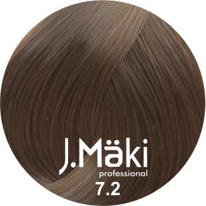 J.Maki Professional, Vopsea permanenta 7.2/Blond perlat mediu, 60ml