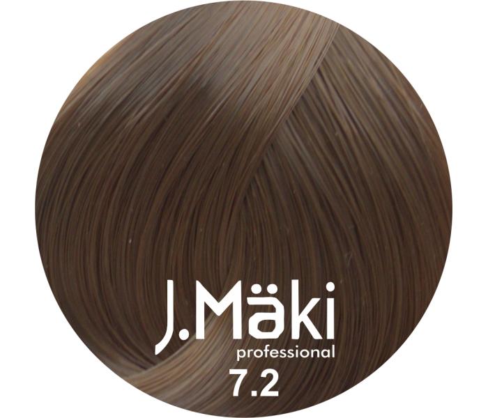 J.Maki Professional, Vopsea permanenta 7.2/Blond perlat mediu, 60ml